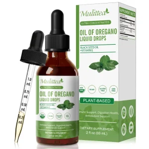 Organic Oregano Oil Drops with Black Cumin Seed Oil